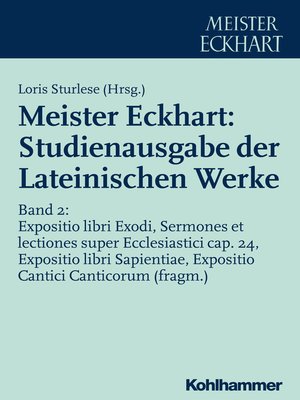 cover image of Meister Eckhart